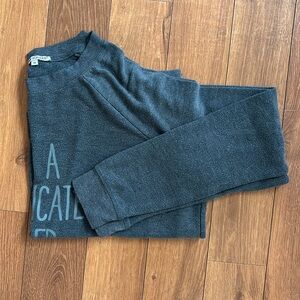 Gray Mary Square “I’m a complicated order” Pullover - Medium